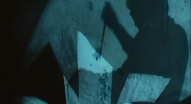 Screenshot aus Das Cabinet des Dr. Caligari. Lizenz: gemeinfrei.